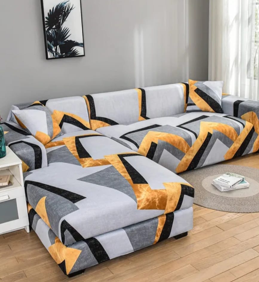 Elastic sofa covers smooth surface, water -repellent colors patterns
