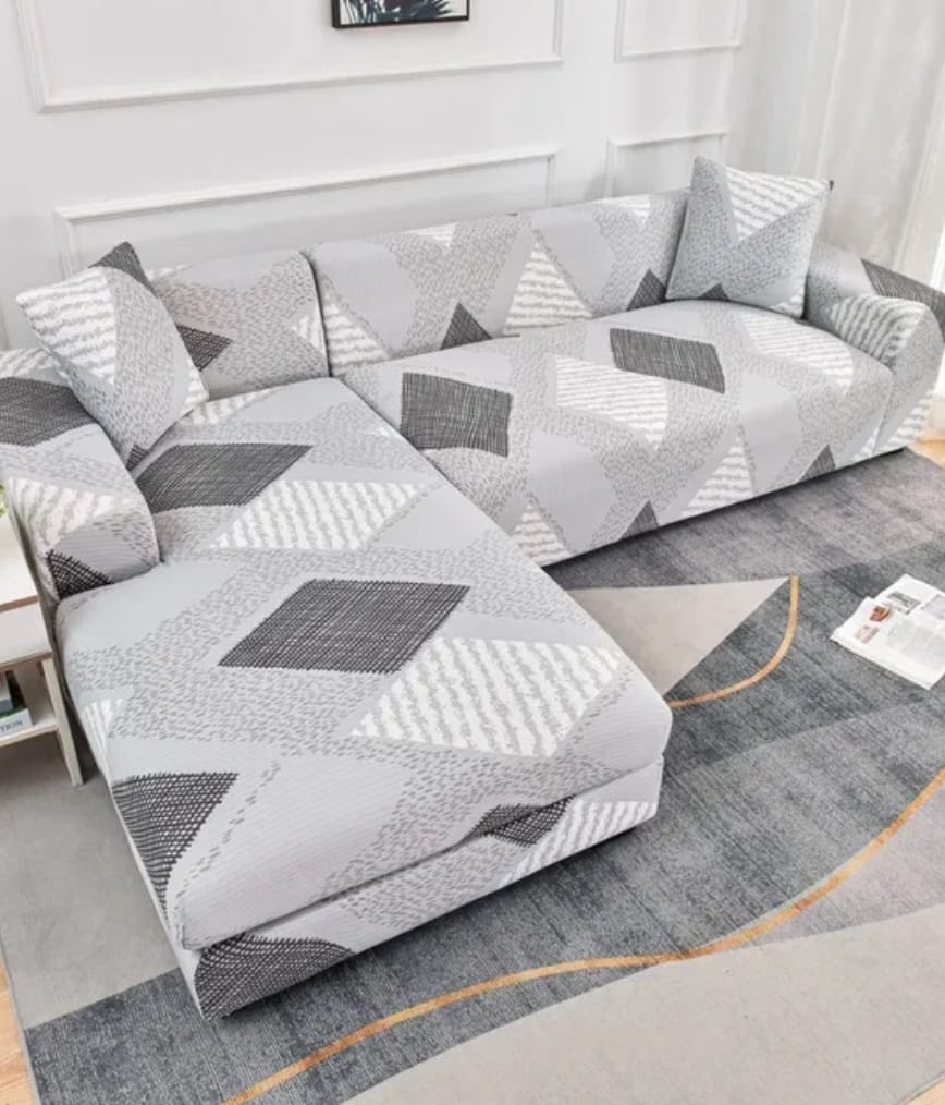 Elastic sofa covers smooth surface, water -repellent colors patterns