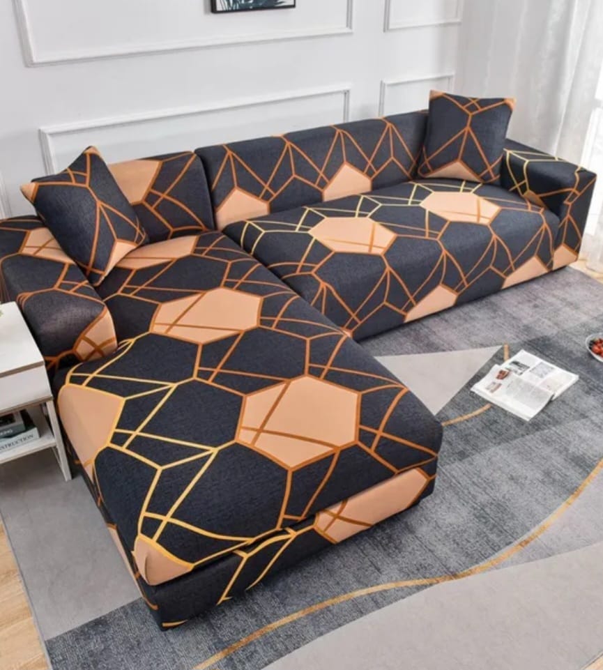 Elastic sofa covers smooth surface, water -repellent colors patterns