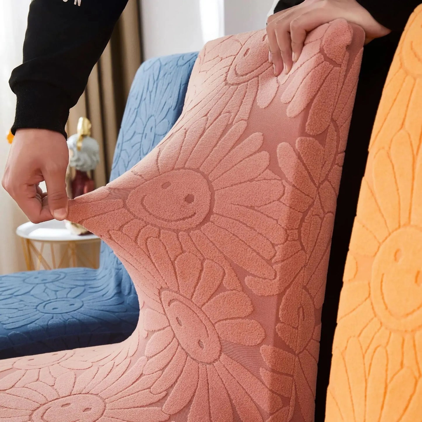 Nuovo - Coperture per sedie elastiche per tutte le forme di sgabelli comuni Smiley Stile - Nuovo