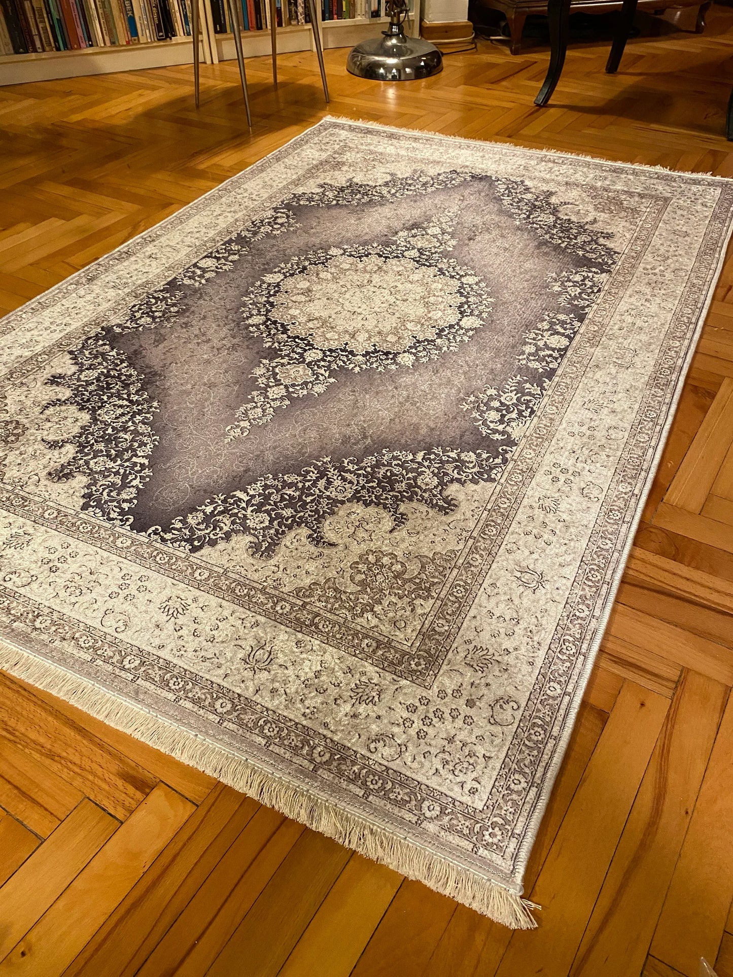 Conception de motif gris oriental du tapis