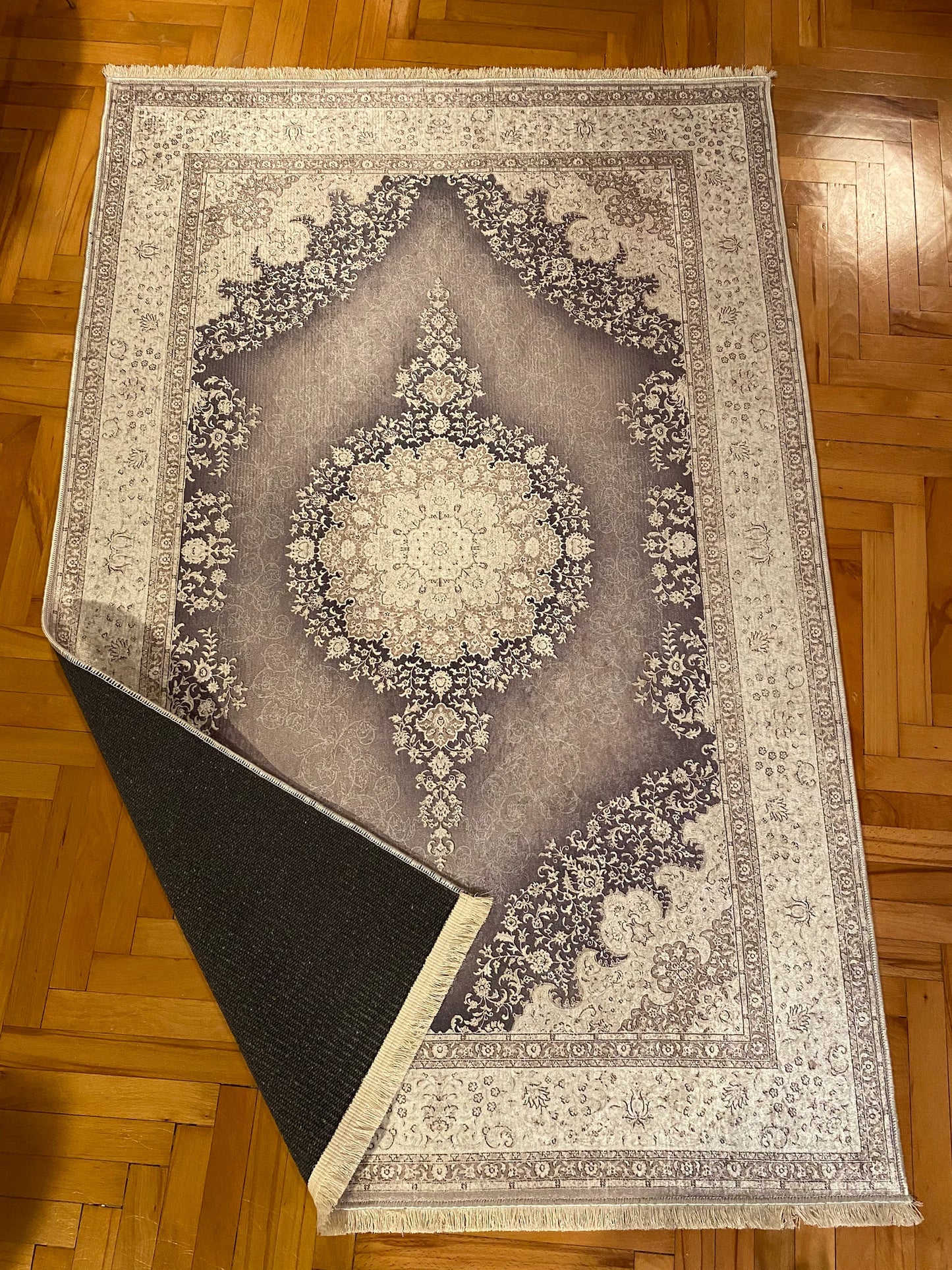 Conception de motif gris oriental du tapis