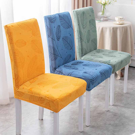 Stool covers for all common stool forms, elastic, leaves design