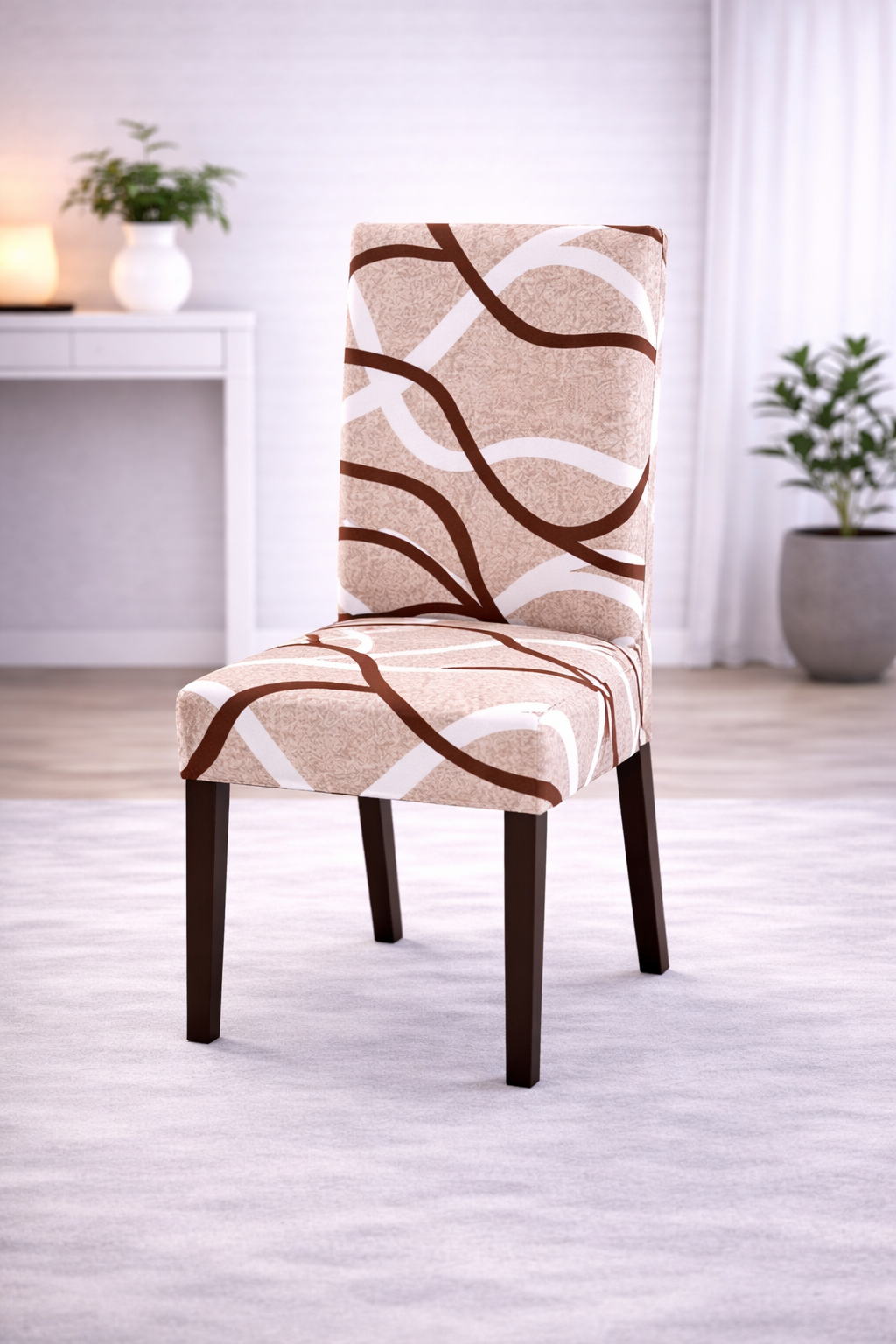 Elastische Stuhlbezüge für alle gängigen Stuhlformen in verschiedenen Muster 2