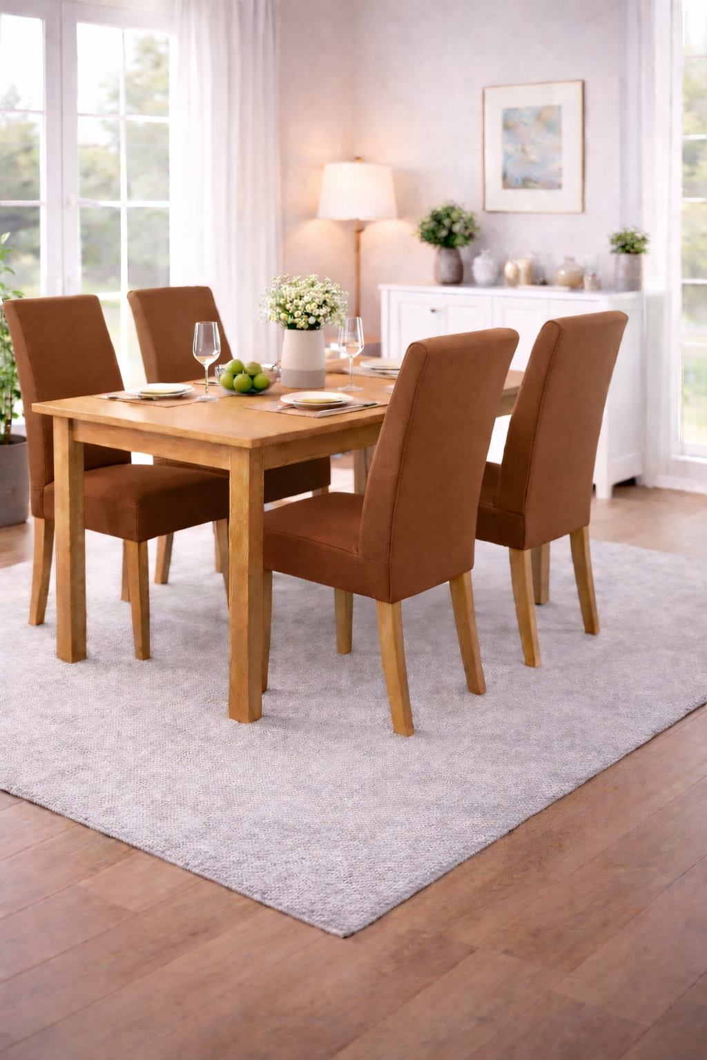 Elastische Stuhlbezüge für alle gängigen Stuhlformen MATT glatte Oberfläche