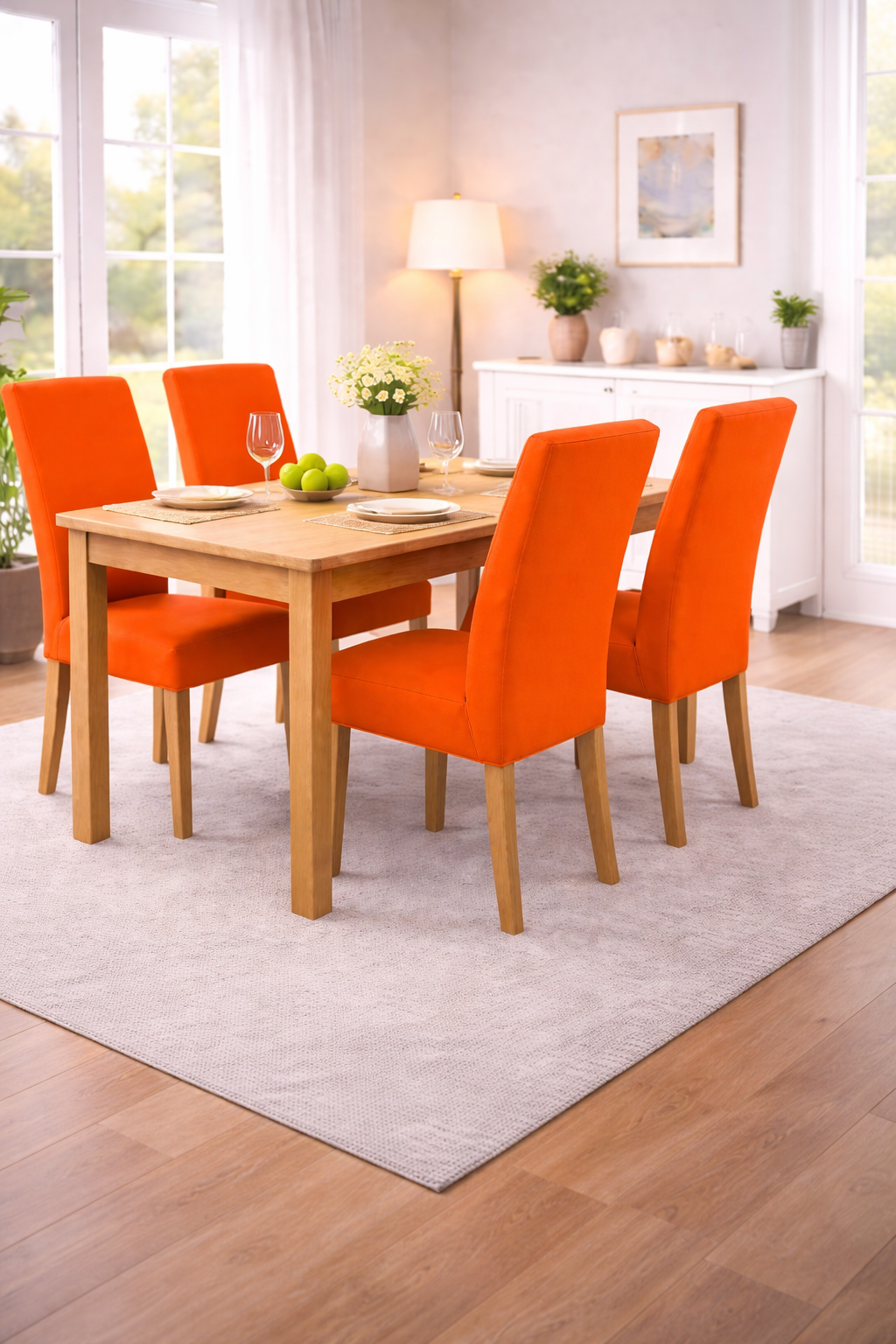 Elastische Stuhlbezüge für alle gängigen Stuhlformen MATT glatte Oberfläche