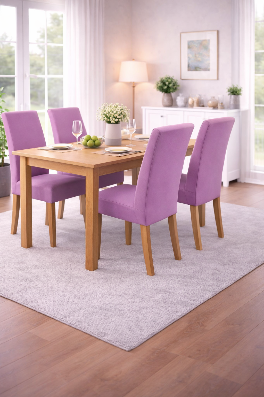 Elastische Stuhlbezüge für alle gängigen Stuhlformen MATT glatte Oberfläche