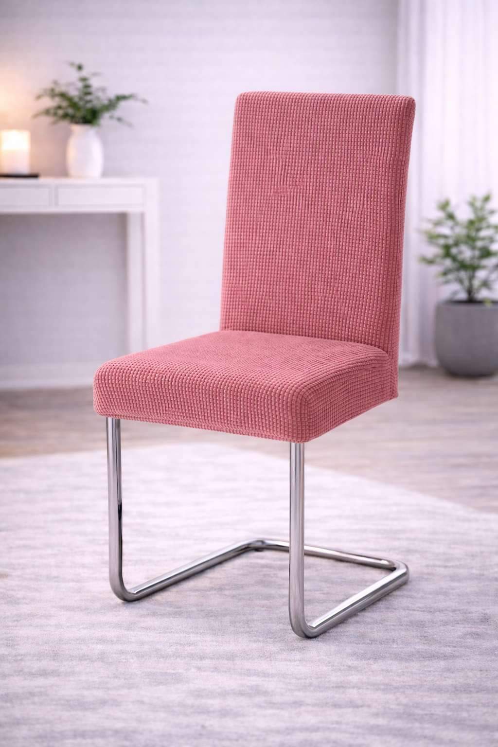 Elastische Stuhlbezüge für alle gängigen Stuhlformen MATT Karomuster 1