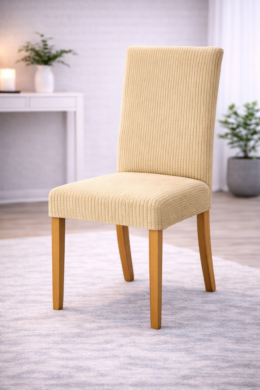 Elastische Stuhlbezüge für alle gängigen Stuhlformen MATT Karomuster 1