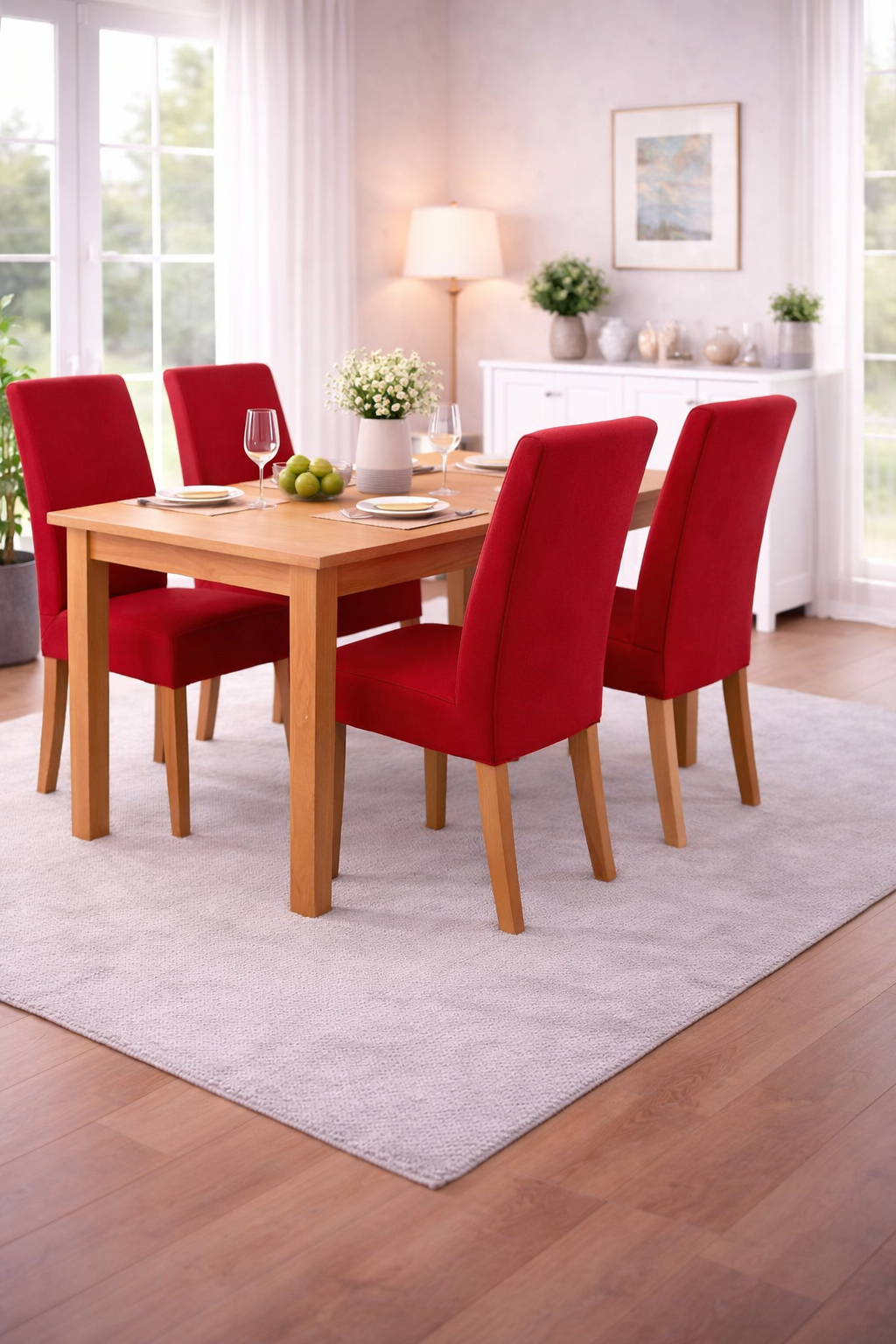 Elastische Stuhlbezüge für alle gängigen Stuhlformen MATT glatte Oberfläche