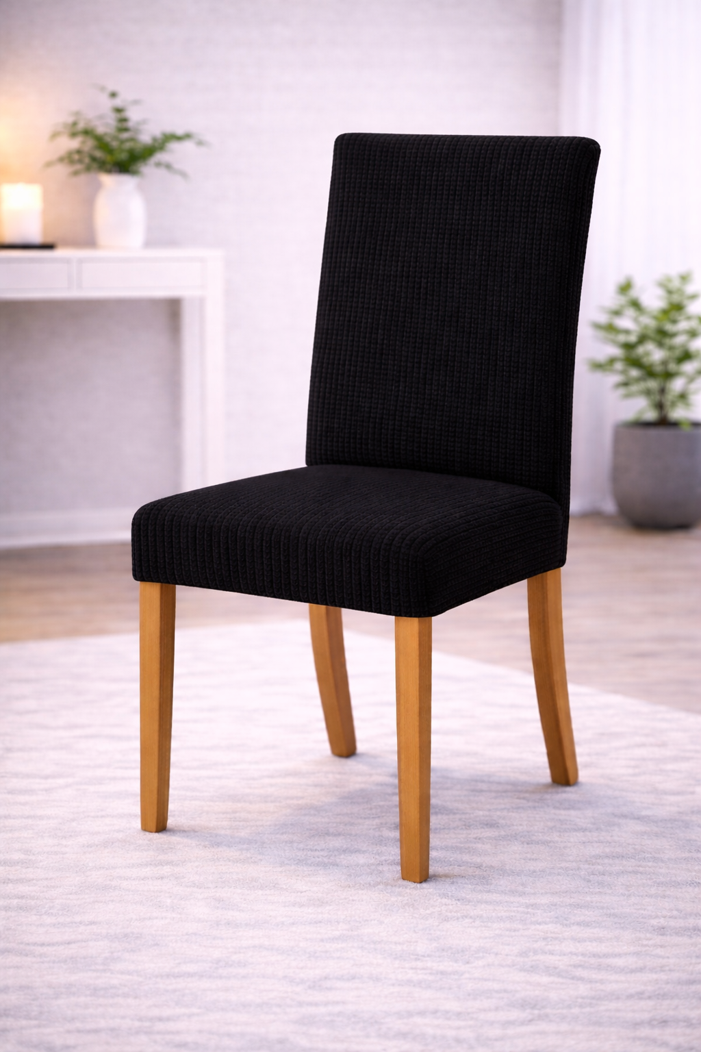 Elastische Stuhlbezüge für alle gängigen Stuhlformen MATT Karomuster 1