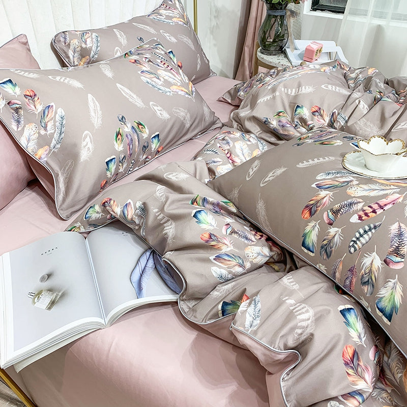 Bed linen the colorful springs (100% Egyptian cotton)