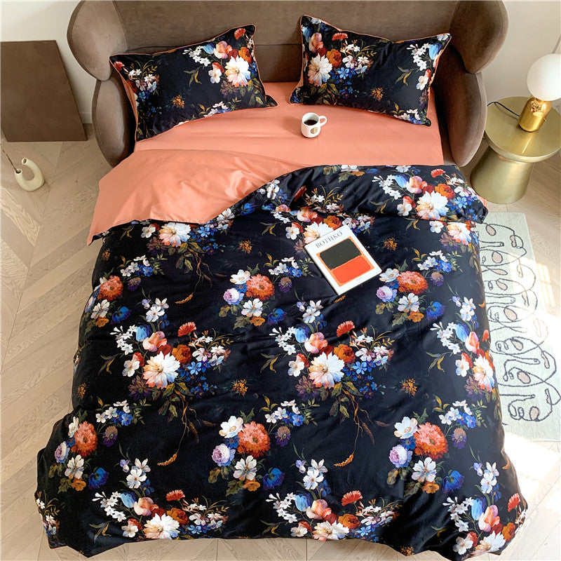Bed linen the colorful flowers (100% Egyptian cotton)