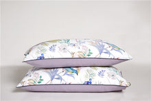 Load image into Gallery viewer, 4 -set birds with flowers violet (100% Egyptian cotton)
