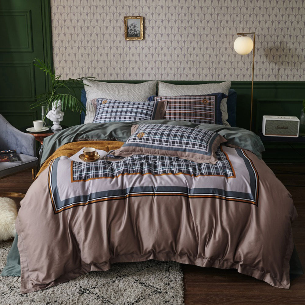 Bed linen Modern Karo (100% Egyptian cotton)