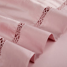 Carica l&#39;immagine nel visualizzatore della galleria, 4 set rosa gloss (cotone egiziano al 100%)
