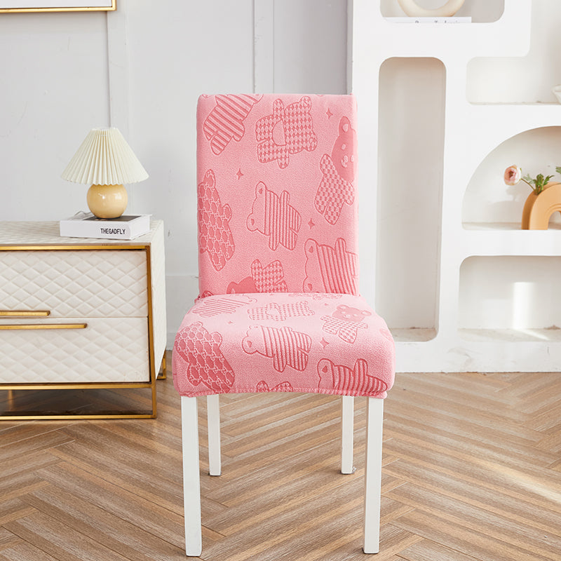 Nouveau - chaise élastique couvre le style en peluche - nouveau