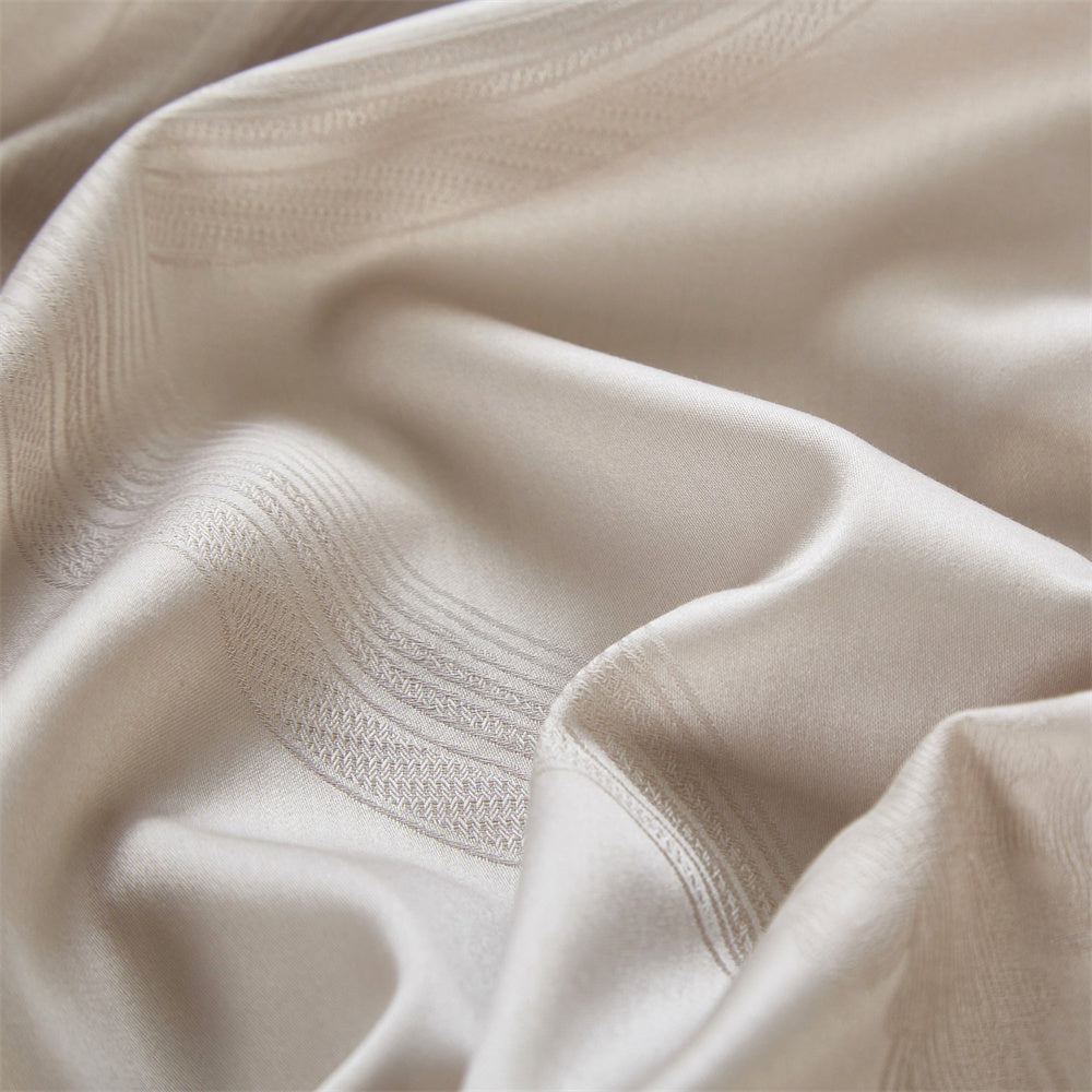 Bed linen shine gray/beige pattern (100% Egyptian cotton)