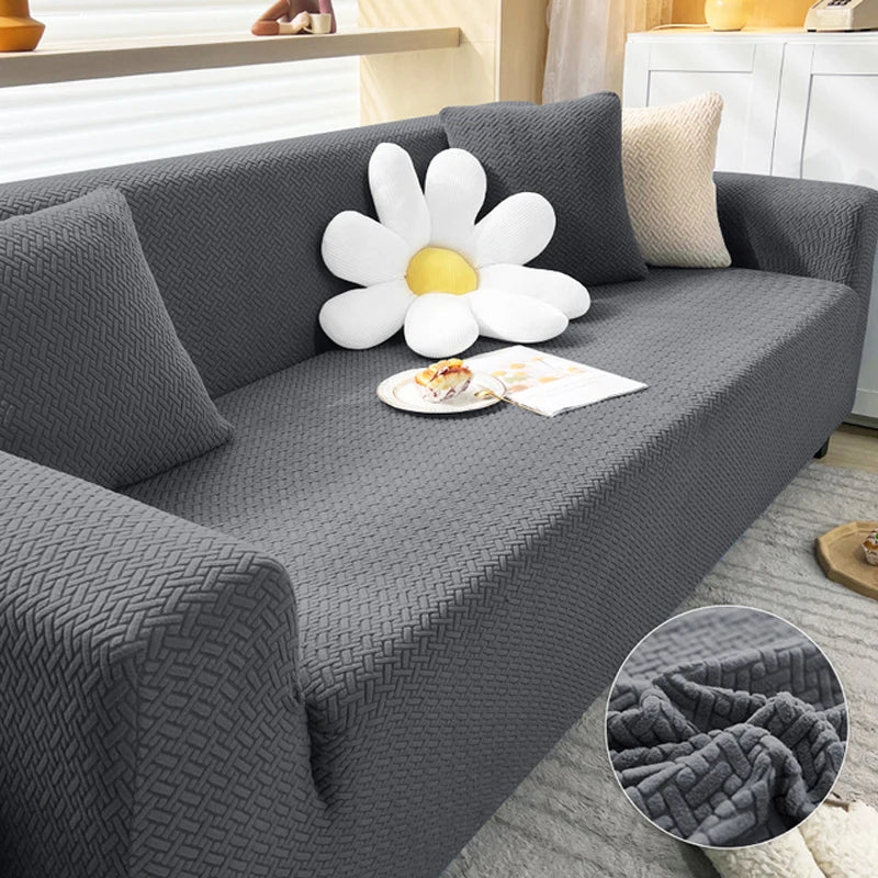 NEW - Elastic sofa covers MATT check pattern 2 - NEW