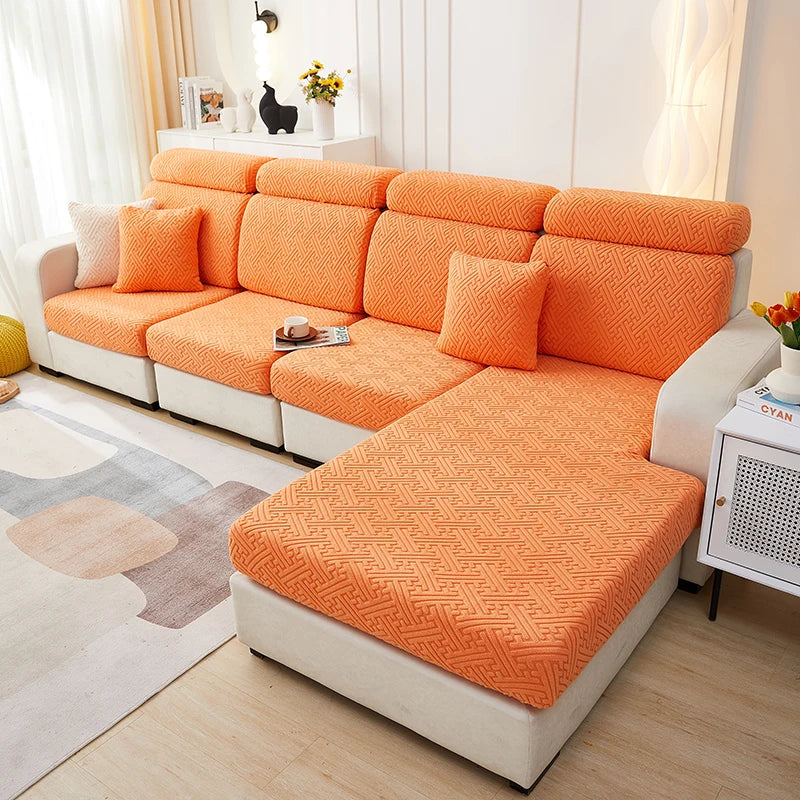 Elastic sofa covers for caroma patterns, water -repellent