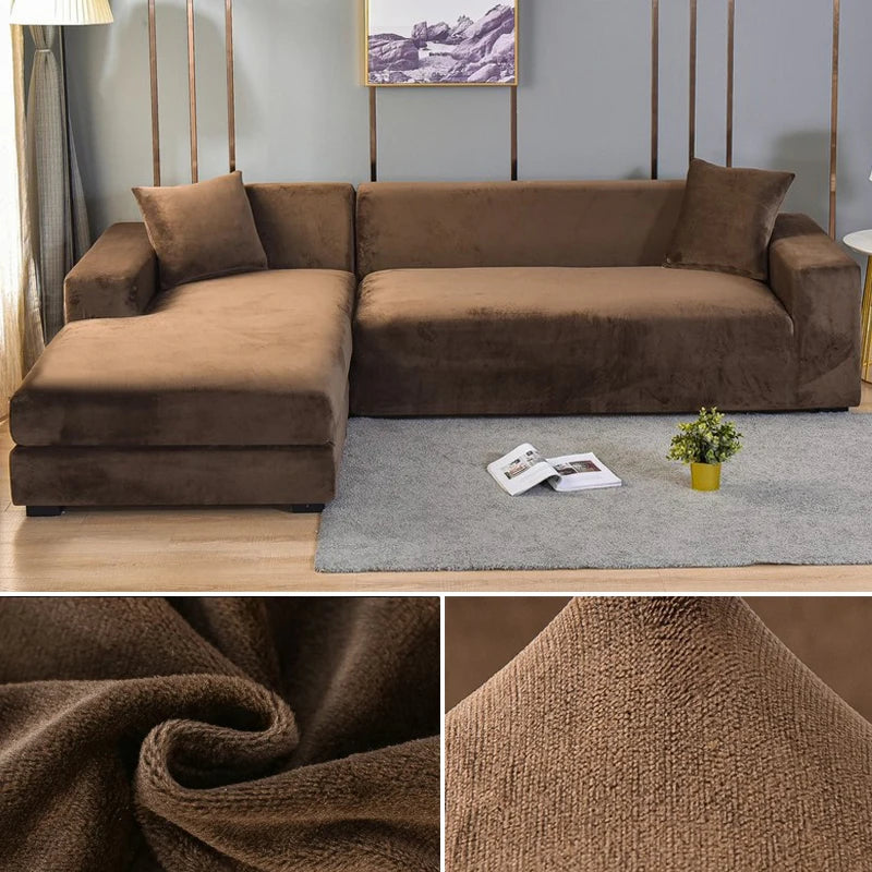 Elastic sofa covers smooth surface, water -repellent