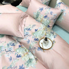 Lade das Bild in den Galerie-Viewer, Bettwäsche Rosa mit Blumenfarben (100% Ägyptische Baumwolle)
