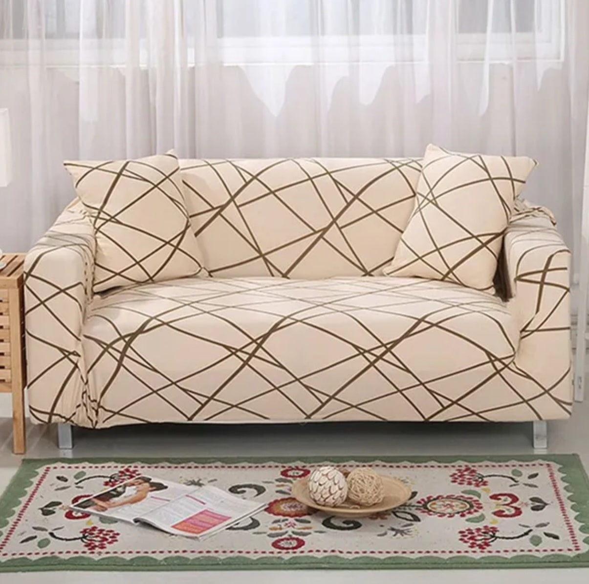 Elastic sofa covers smooth surface, water-repellent various patterns