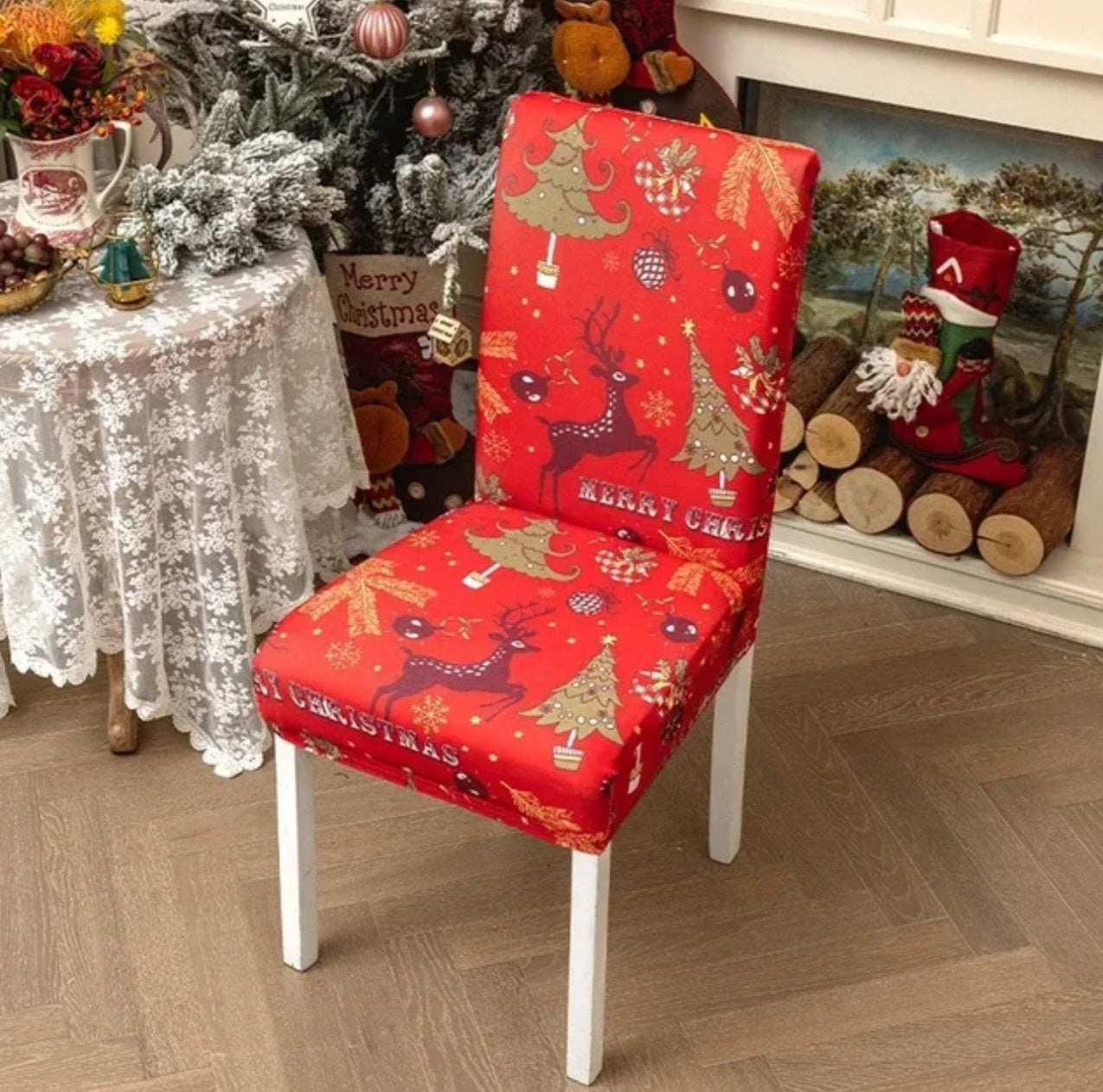 Chair covers elastic limited CHRISTMAS EDITION 2