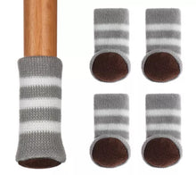 Load image into Gallery viewer, Stuhl und Tischbein Socken Kratzschutz Zwei Farbige 4er Set

