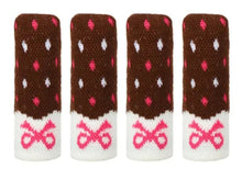 Carica l&#39;immagine nel visualizzatore della galleria, Stuhl und Tischbein Socken Kratzschutz verschiedene Muster 4er Set

