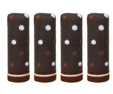 Charger l&#39;image dans la galerie, Stuhl und Tischbein Socken Kratzschutz verschiedene Muster 4er Set
