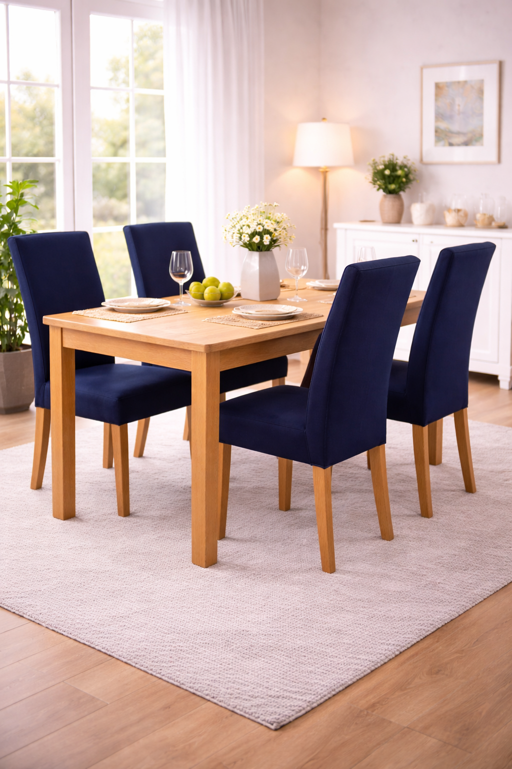 Elastische Stuhlbezüge für alle gängigen Stuhlformen MATT glatte Oberfläche