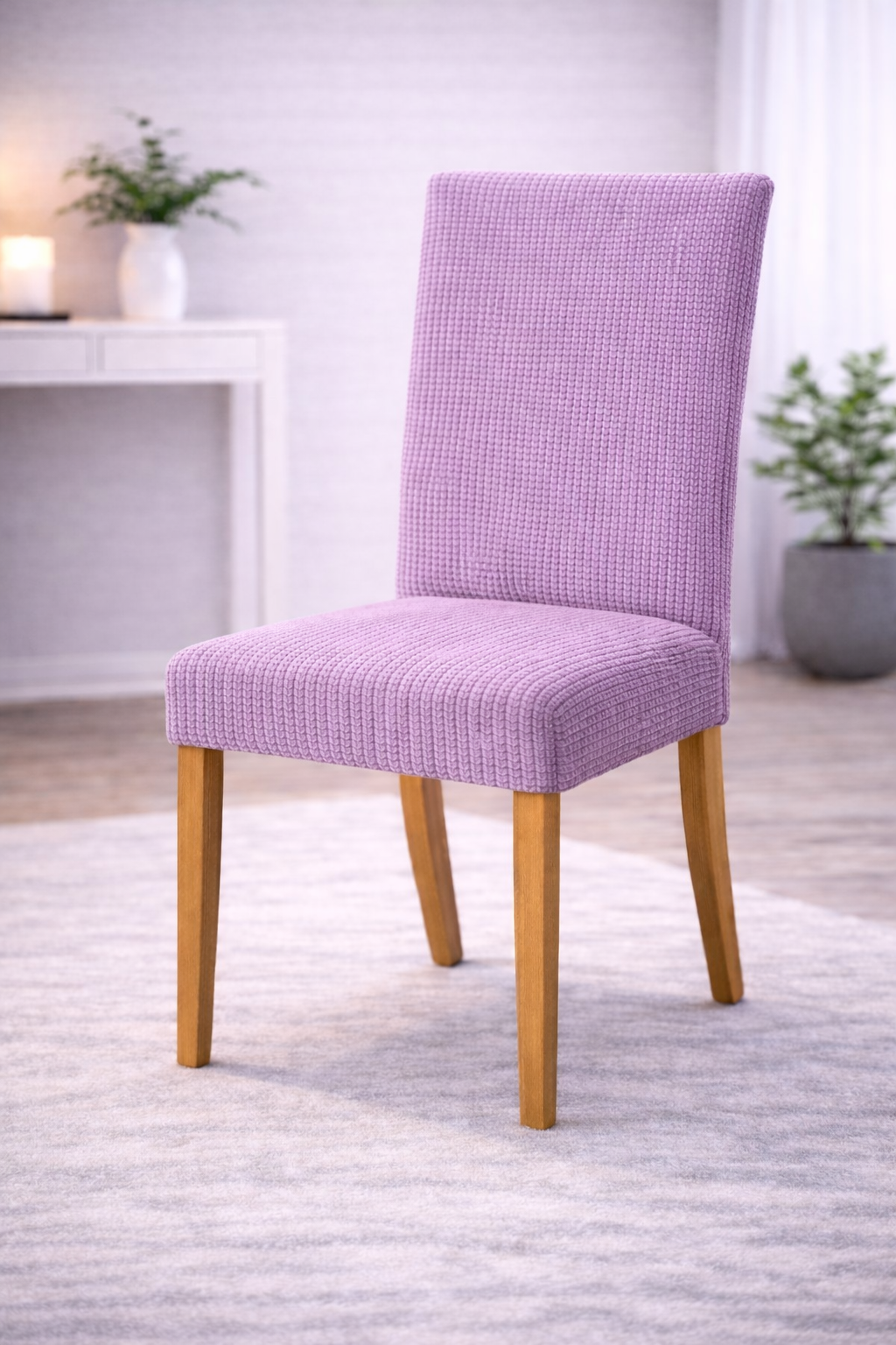 Elastische Stuhlbezüge für alle gängigen Stuhlformen MATT Karomuster 1