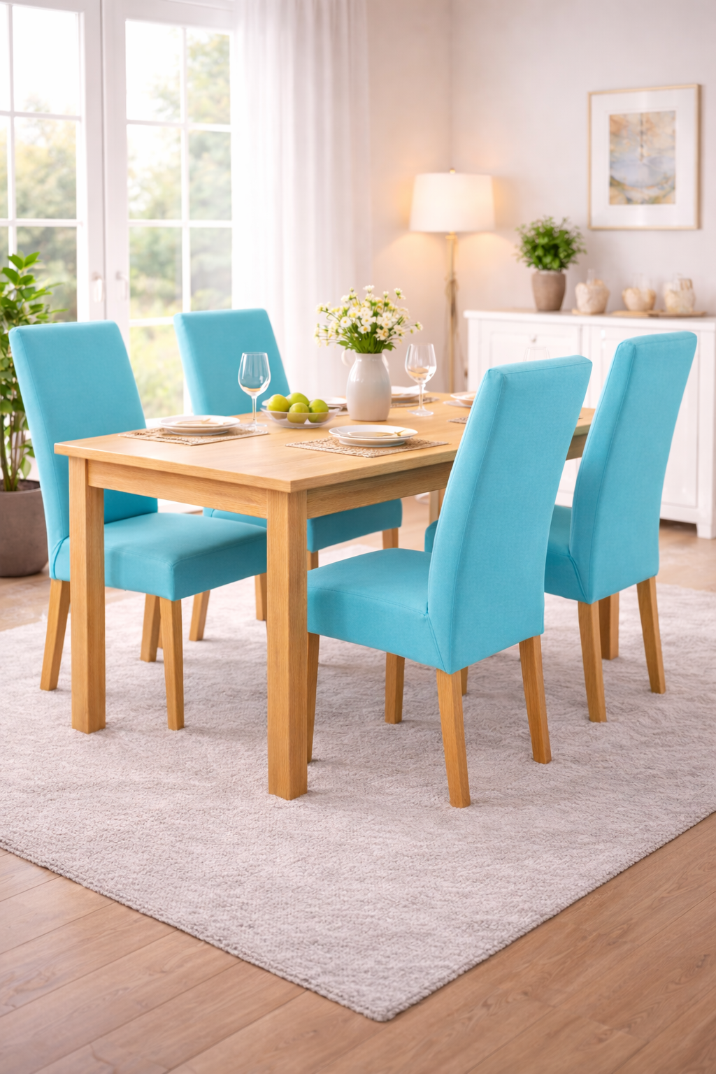 Elastische Stuhlbezüge für alle gängigen Stuhlformen MATT glatte Oberfläche