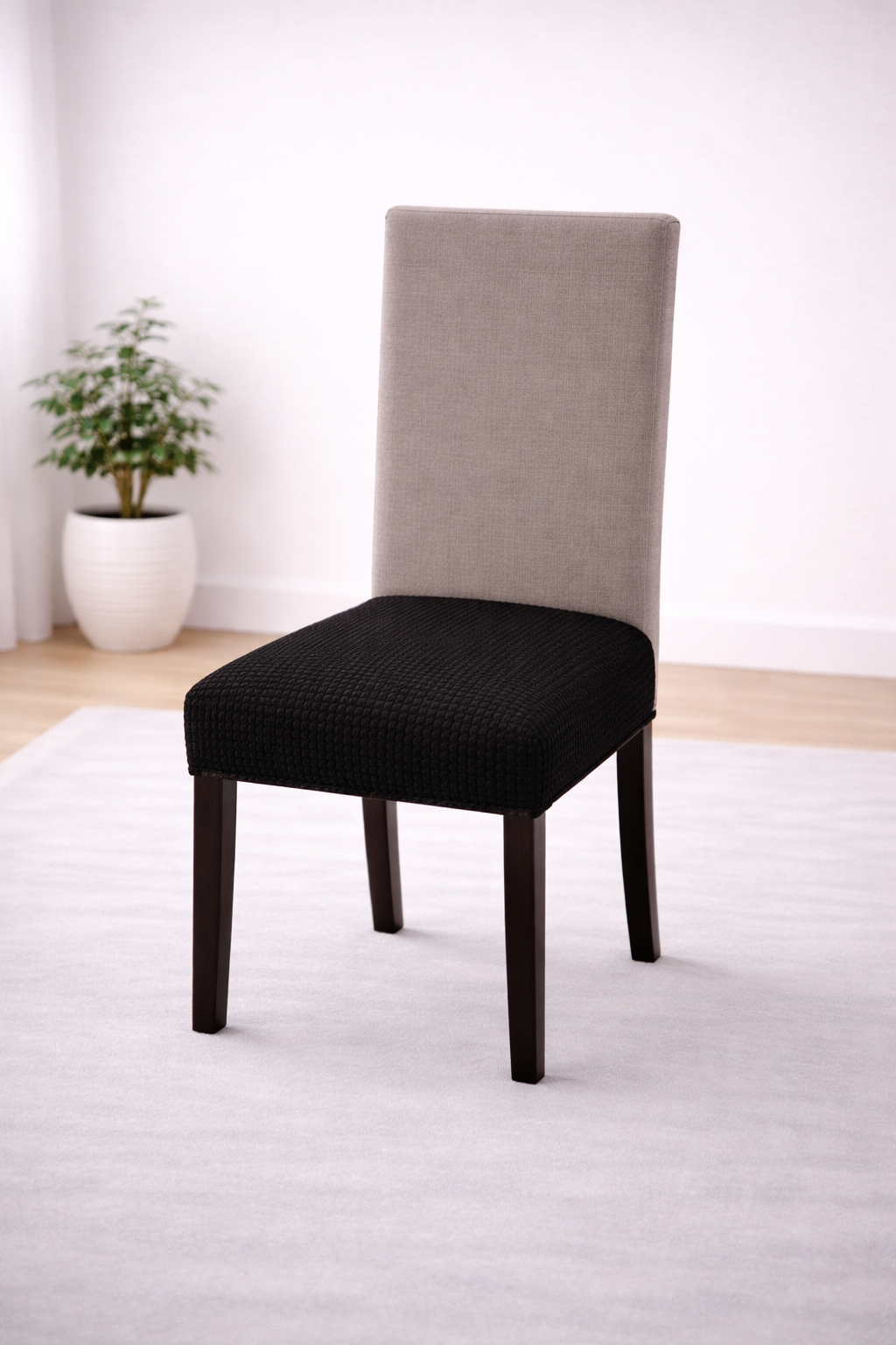 Stuhlbezug nur fĂŒr SitzflĂ€che â elastisch & passend fĂŒr viele StĂŒhle â