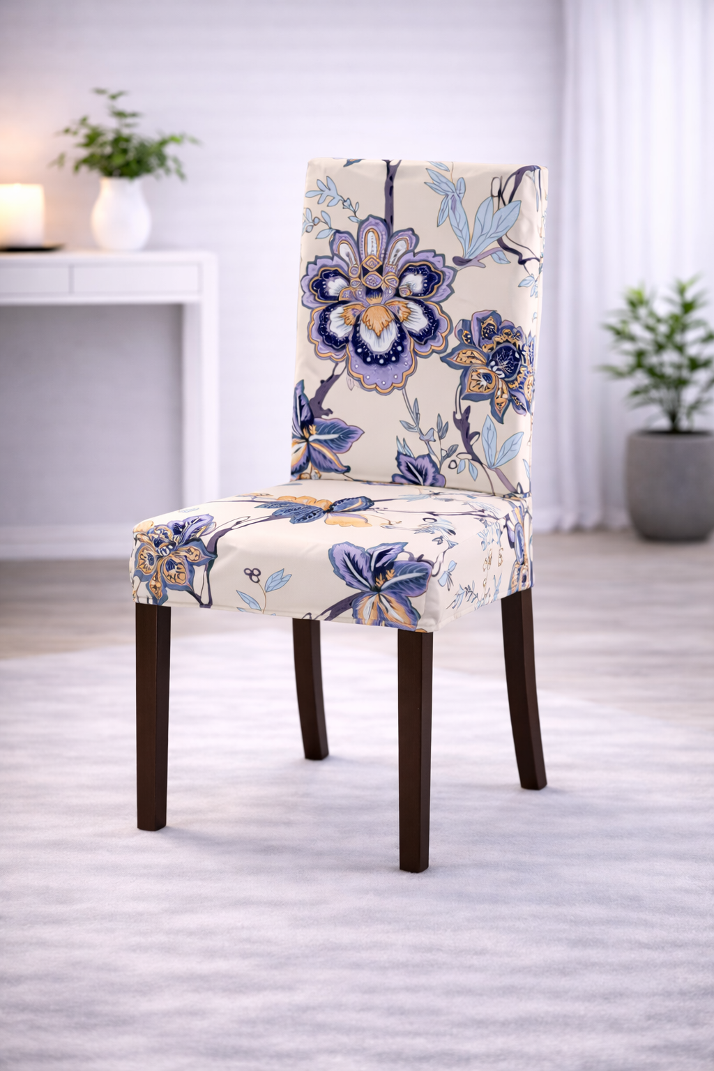 Elastische Stuhlbezüge für alle gängigen Stuhlformen in verschiedenen Muster 2