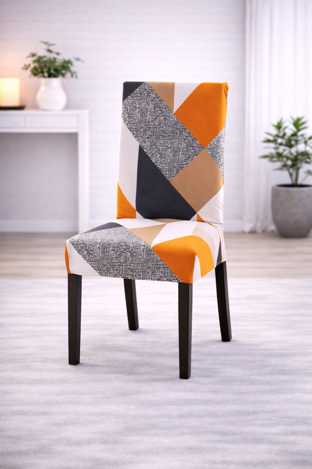 Elastische Stuhlbezüge für alle gängigen Stuhlformen in verschiedenen Muster 2