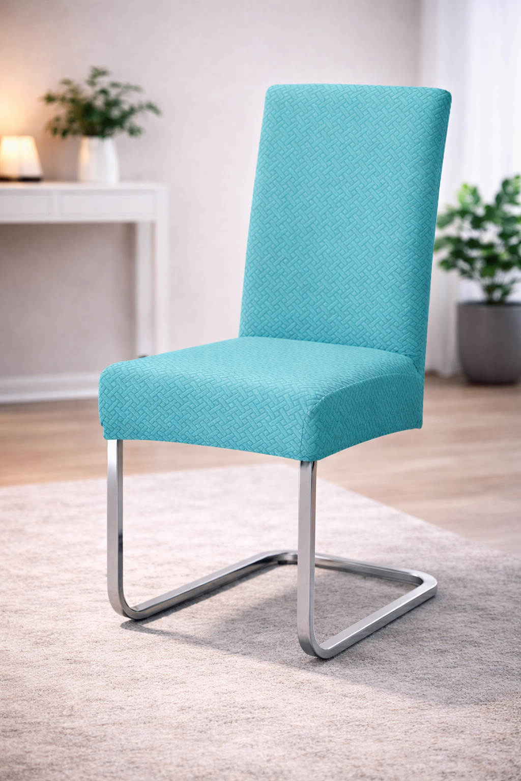 Elastische Stuhlbezüge für alle gängigen Stuhlformen MATT Karomuster 2