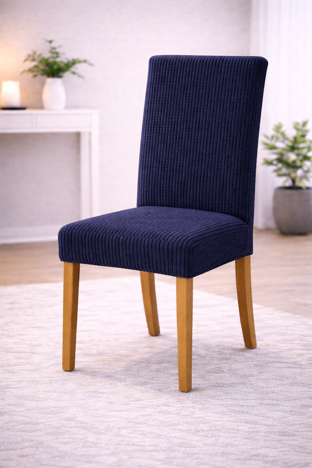 Elastische Stuhlbezüge für alle gängigen Stuhlformen MATT Karomuster 1