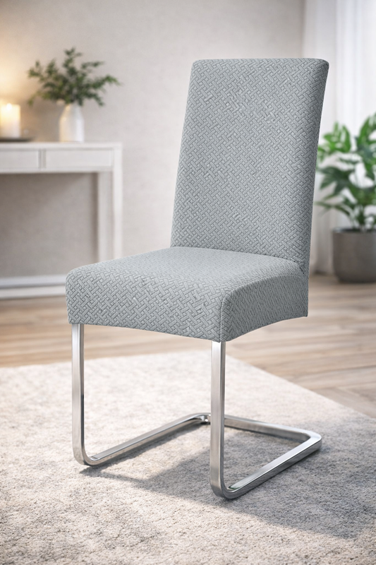 Elastische Stuhlbezüge für alle gängigen Stuhlformen MATT Karomuster 2