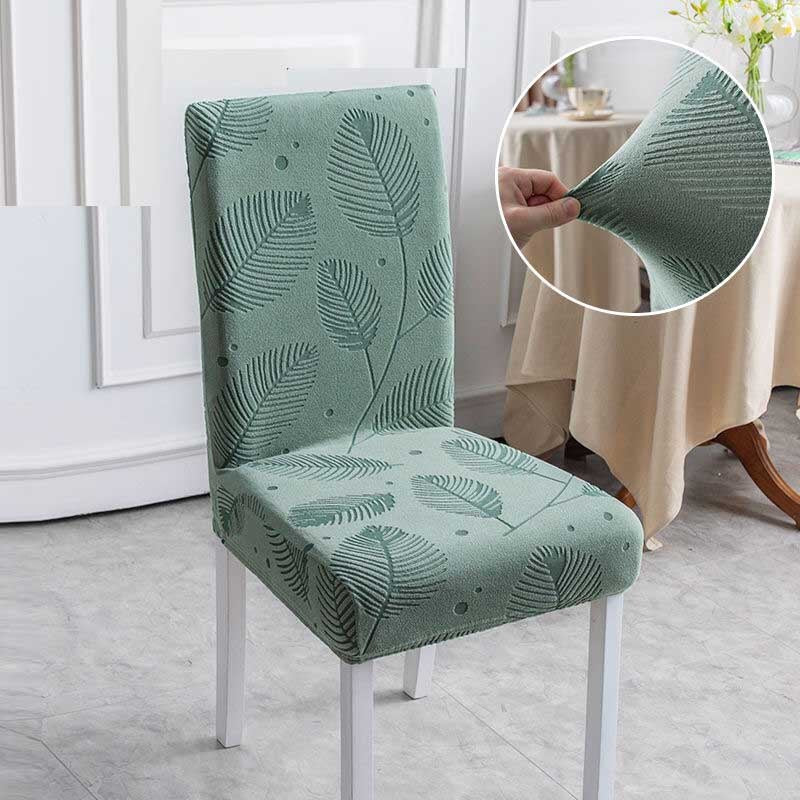 Stool covers elastic, leaves design