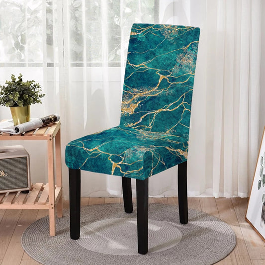 Nouveau - Couvoirs de chaise élastique en marbre - Nouveau