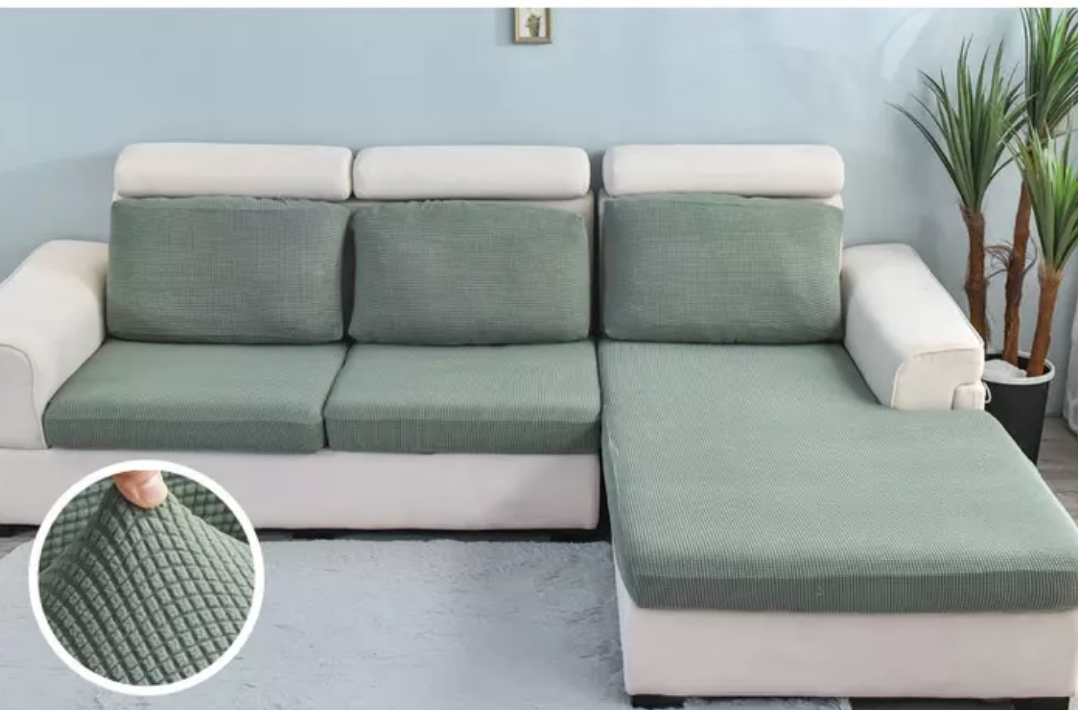 Elastische Sofa Bezüge Karomuster, wasserabweisend
