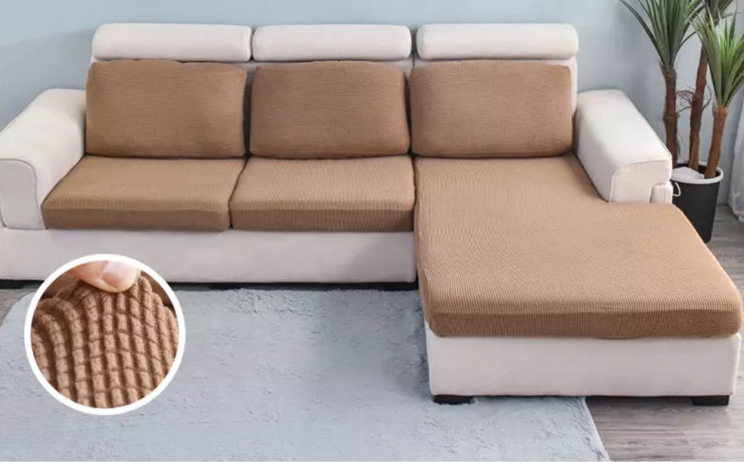 Elastic sofa coverage patterns, water -repellent
