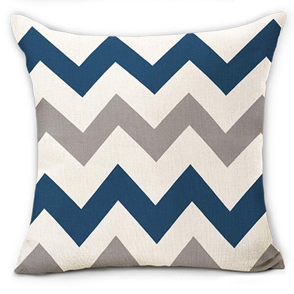 Pillow covers Home Sweet Home Blue