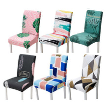 Load image into Gallery viewer, New - elastic stool references abstract patterns, elegant, feathers - new
