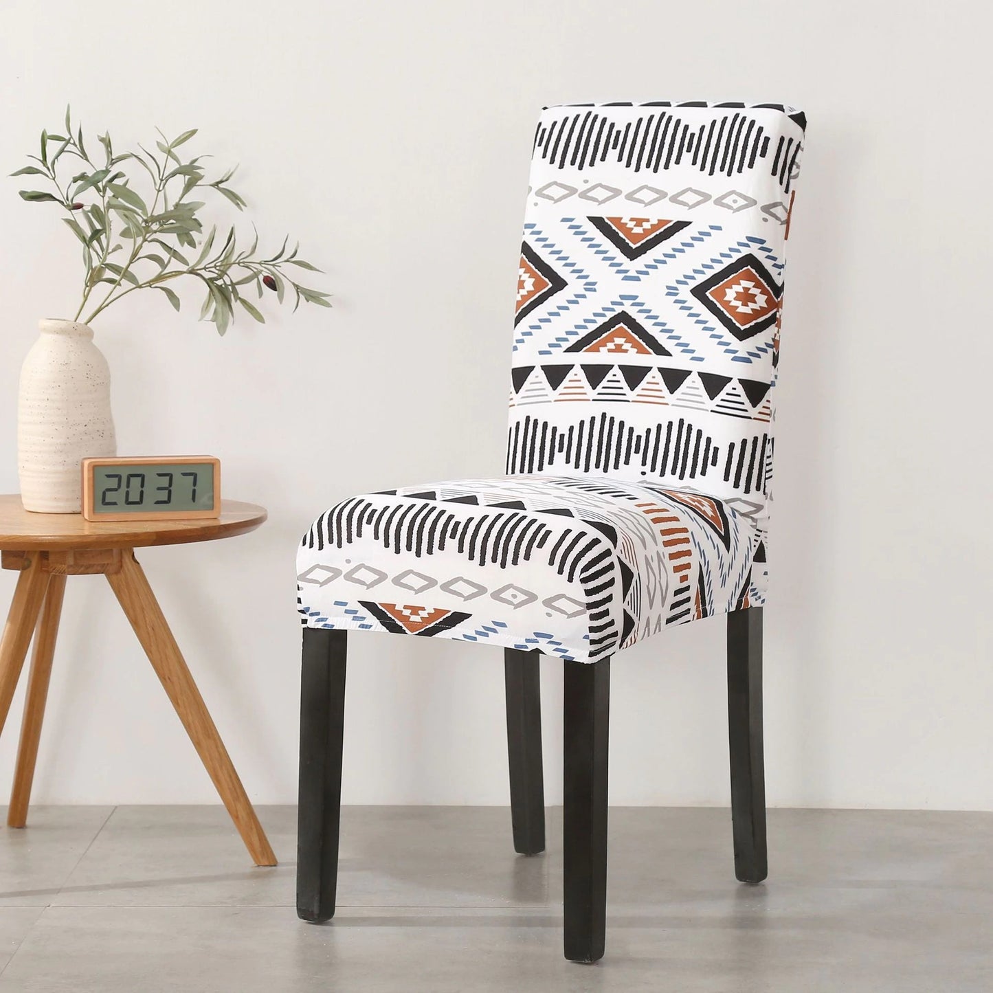 Elastic stool covers in different patterns 3