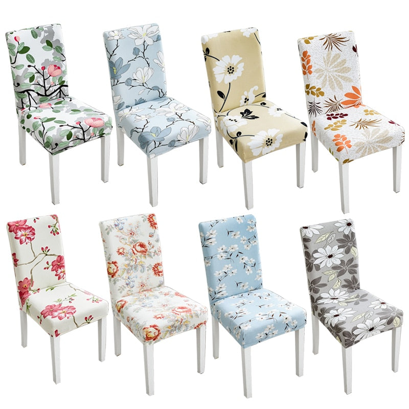 Elastic stool covers in different patterns 4