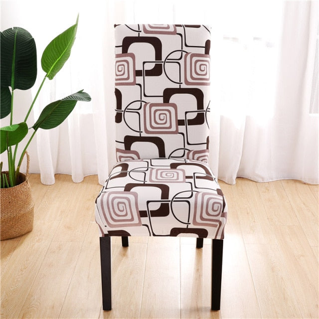 Elastic stool covers in different patterns 2