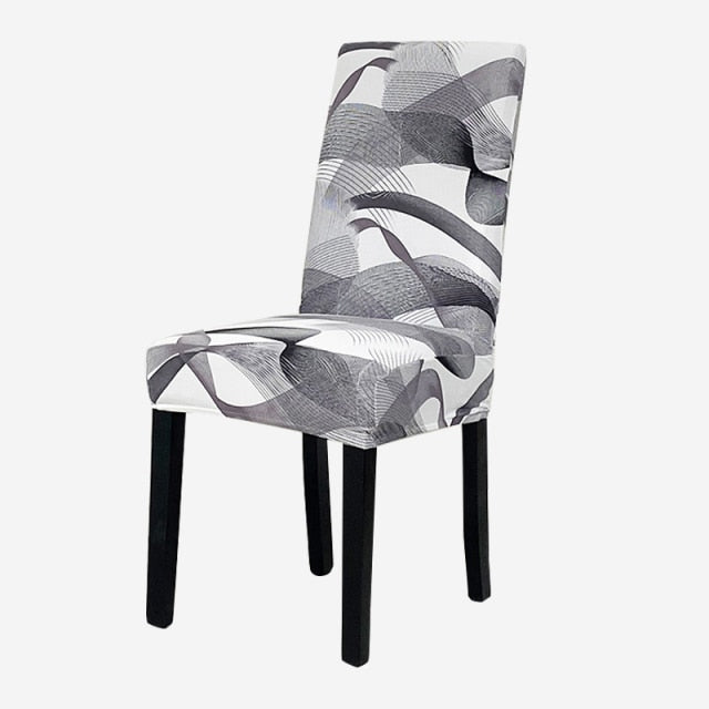 Elastische Stuhlbezüge in verschiedenen Muster 1